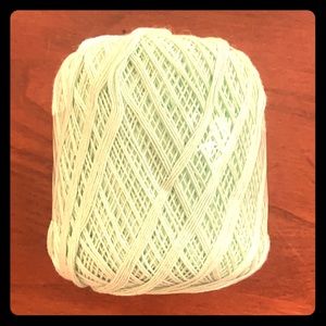 Fine mint colored thread / yarn 🧶